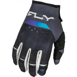 Manusi motocross FLY RACING Kinetic Reload- Charcoal/Black/Blue Iridium