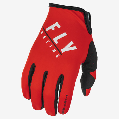 Manusi motocross  FLY RACING Windproof- Red