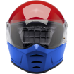 Casca BILTWELL LANE SPLITTER BLUE/RED/WHITE thumb