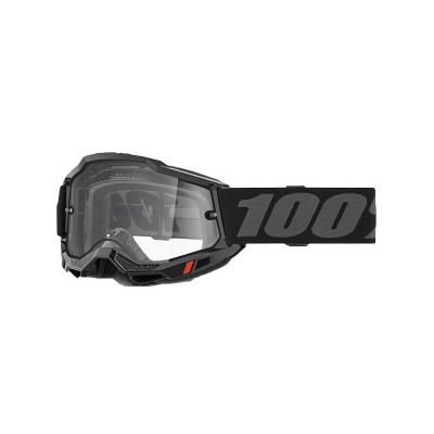 Ochelari motocross 100% ACCURI2 enduro, Negru/Alb