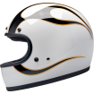 Casca BILTWELL GRINGO WHITE/BLACK thumb