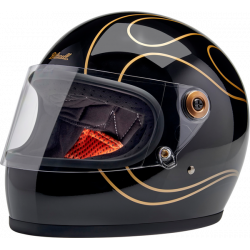 Casca BILTWELL GRINGO S BLACK FLAME