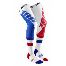 Sosete motocross/ciclism 100% REV KNEE BRACE BLUE/RED Sosete motocross/ciclism 100% REV KNEE BRACE BLUE/RED
