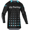 Bluza motocross FLY RACING Evolution DST Strobe - Black/Electric Blue