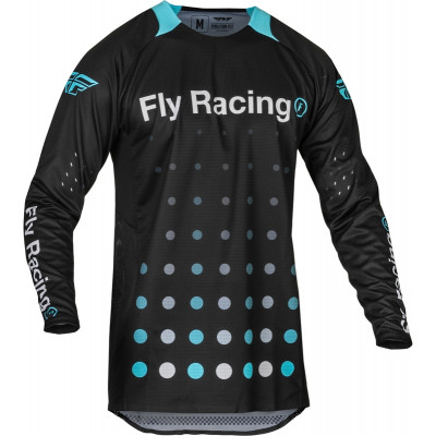 Bluza motocross FLY RACING Evolution DST Strobe - Black/Electric Blue Bluza motocross FLY RACING Evolution DST Strobe - Black/Electric Blue