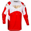 Bluza motocross FLY RACING Evolution DST Podium- Red/White/Iridium Red