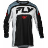 Bluza motocross FLY RACING Lite- Black/White/Denim Grey