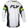 Bluza motocross FLY RACING Kinetic Prix- White/Black/Hi-Vis