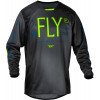 Bluza motocross pentru copii FLY RACING Kinetic Prodigy- Charcoal/Neon Green/True Blue