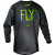 Bluza motocross pentru copii FLY RACING Kinetic Prodigy- Charcoal/Neon Green/True Blue thumb