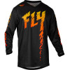 Bluza motocross pentru copii FLY RACING F-16 Riding - Black/Yellow/Orange
