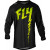 Bluza motocross pentru copii FLY RACING F-16 Riding - Black/Neon Green/Light Grey thumb