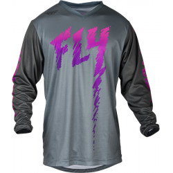 Bluza motocross pentru copii FLY RACING F-16 Riding - Grey/Charcoal/Pink Bluza motocross pentru copii FLY RACING F-16 Riding - Grey/Charcoal/Pink