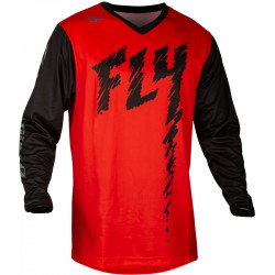 Bluza motocross pentru copii FLY RACING F-16 Riding - Red/Black/Grey