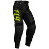 Pantaloni motocross pentru copii FLY RACING F-16 Riding- Black/Neon Green/Light Grey