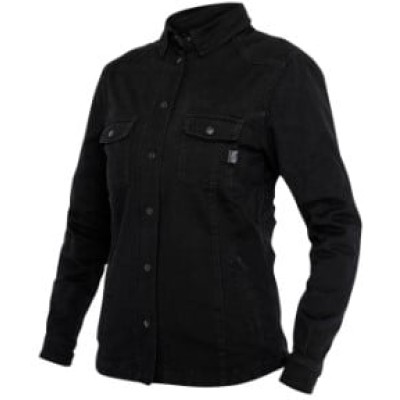 Camasa moto pentru femei JOHN DOE MOTOSHIRT BLACK