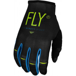 Manusi motocross pentru copii FLY RACING Kinetic Prodigy- Charcoal/Neon Green/True Blue