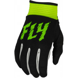 Manusi motocross pentru copii FLY RACING F-16- Black/Neon Green