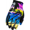 Manusi motocross pentru copii FLY RACING Lite Malibu- Pink/Blue/Sand