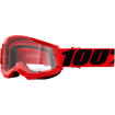 Ochelari motocross pentru copii 100% STRATA2 RED CLEAR Ochelari motocross pentru copii 100% STRATA2 RED CLEAR thumb