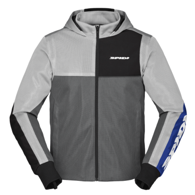 Hanorac moto SPIDI HOODIE NET GRAY/BLUE