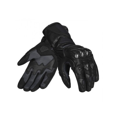 Manusi moto de piele SECA ATOM BLACK