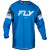 Bluza motocross pentru copii FLY RACING Kinetic Prix- Bright Blue/Charcoal/White thumb