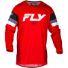 Bluza motocross pentru copii FLY RACING Kinetic Prix- Red/Grey/White