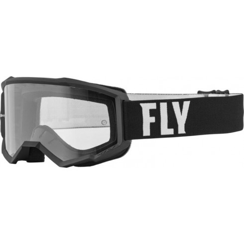 Ochelari motocross pentru copii FLY RACING Focus Black/White - Clear Ochelari motocross pentru copii FLY RACING Focus Black/White - Clear
