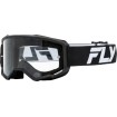 Ochelari motocross pentru copii FLY RACING Focus White/Black - Clear  thumb
