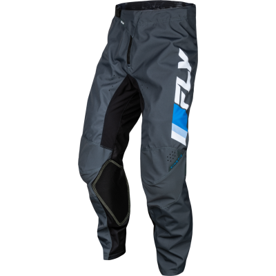 Pantaloni motocross pentru copii FLY RACING Kinetic Prix-Bright Blue/Charcoal/White