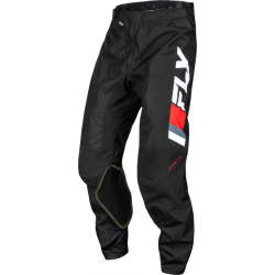 Pantaloni motocross pentru copii FLY RACING Kinetic Prix-Red/Grey/White