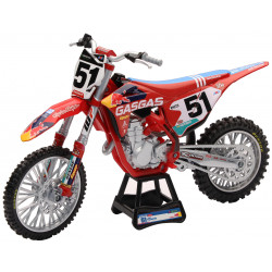 Motocicleta NEW-RAY GAS GAS MS450F JUSTIN BARCIA 1:12