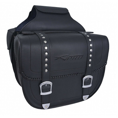 Genti moto de piele A-PRO WOLF BLACK
