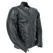 Geaca de piele ARMR HIRO BLACK Geaca de piele ARMR HIRO BLACK thumb