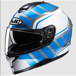 Casca HJC C70N HOLT WHITE/BLUE