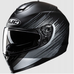 Casca HJC C70N SWAY BLACK/SILVER