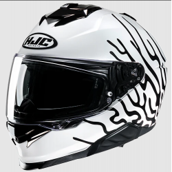 Casca HJC i71 CELOS WHITE/BLACK/GREEN