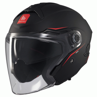 Casca scuter MT COSMO SV SOLID A1 MATT BLACK