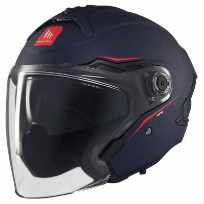 Casca scuter MT COSMO SV SOLID A7 MATT BLUE