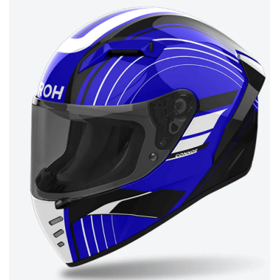 Casca AIROH CONNOR ACHIEVE BLUE GLOSS