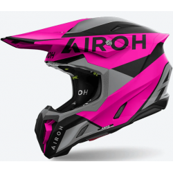 Casca motocross AIROH TWIST 3 KING PINK MATT Casca motocross AIROH TWIST 3 KING PINK MATT