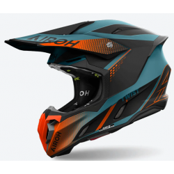 Casca motocross AIROH TWIST 3 SHARD ORANGE/BLUE MATT Casca motocross AIROH TWIST 3 SHARD ORANGE/BLUE MATT