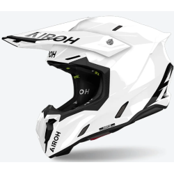 Casca motocross AIROH TWIST 3 WHITE GLOSS