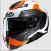 Casca modulara HJC i91 CARST GRAY/WHITE/ORANGE thumb