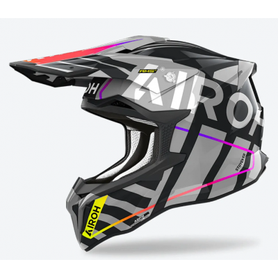 Casca motocross AIROH STRYCKER BRAVE GRAY GLOSS