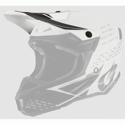 Viziera pentru casca O'NEAL 5SRS POLYACRYLITE HELMET TRACE BLACK/WHITE