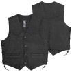 Vestă moto de piele A-PRO WILD BLACK thumb