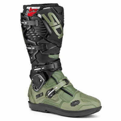 Cizme motocross SIDI CROSSFIRE 3 SRS BLACK/ARMY
