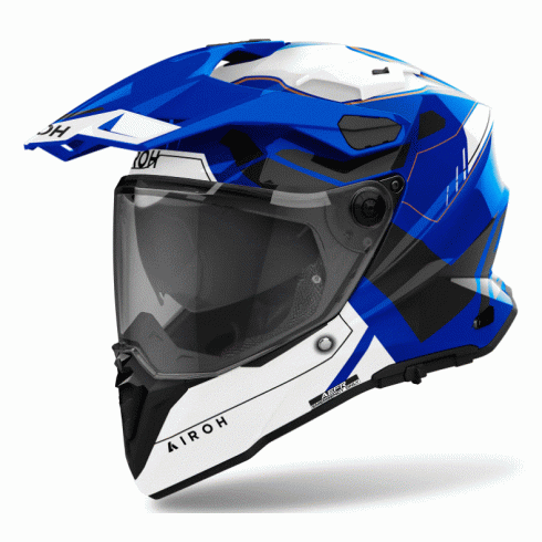 Casca AIROH COMMANDER 2 REVEAL BLUE GLOSS Casca AIROH COMMANDER 2 REVEAL BLUE GLOSS